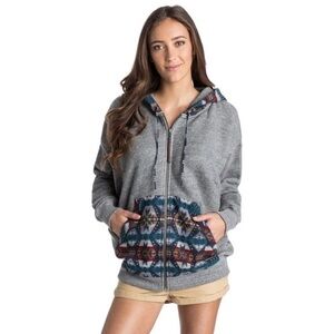 Pendleton x Roxy Dakota Fleece Zip-Up Hoodie